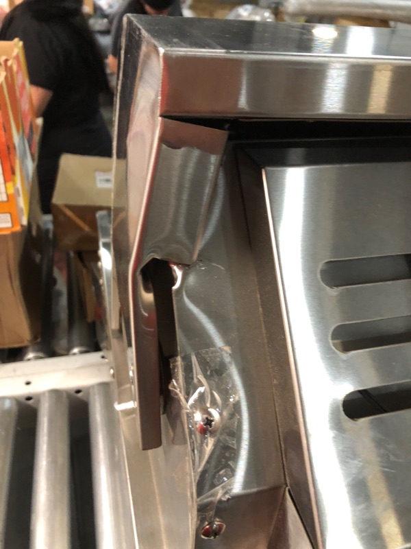 Photo 1 of ***PARTS ONLY DENTED***Garveelife 36-Inch Bulit in Grill, Natural Gas Grill, Stainless Steel 4-Burner Grill Head with Rear Infrared Burner and Opener for Outdoor Kitchen, BBQ Grill Island