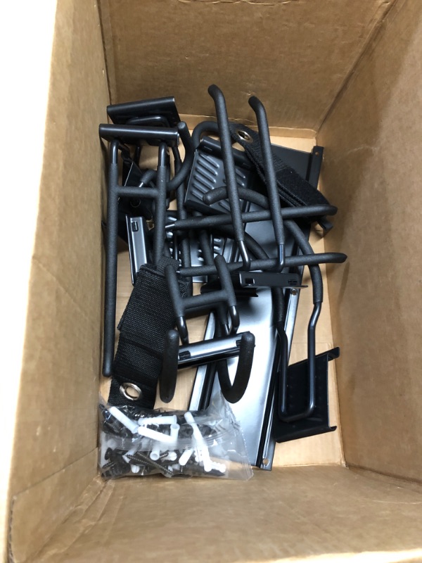 Photo 1 of ***INCOMPLETE - MISSING INSTRUCTIONS AND VARIOUS OTHER PARTS - SEE PICTURES***
Ailadl Wall Mount Tool Storage Rack, 15 PCS Heavy Duty Steel Yard Garden Tool Organizer, Garage Tool Organizer