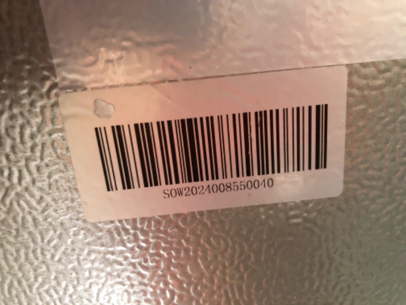 Photo 1 of ***USED - NO PACKAGING - DAMAGED - DENTED - FLASHES AN ERROR CODE - SEE PICTURES***
24 Inch Under Counter Beverage Fridge -Max 164Cans Capacity Drink cooler,Wide 24''Perfectly for Built in Space, Adjustable shelves for any size beverage/beer/soda Transpar