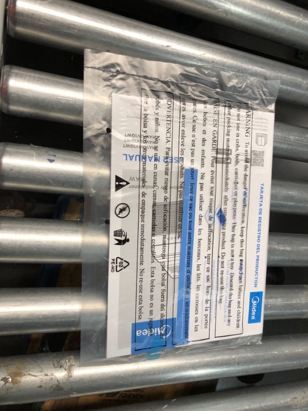 Photo 1 of ***USED - POWERS ON - UNABLE TO TEST FURTHER***
Midea 10,000 BTU U Shaped Smart Inverter Window Air Conditioner, Cools up to 450 Sq. Ft.,Ultra Quiet with Open Window Flexibility, Works with Alexa/Google Assistant, 35% Energy Savings, Remote Control