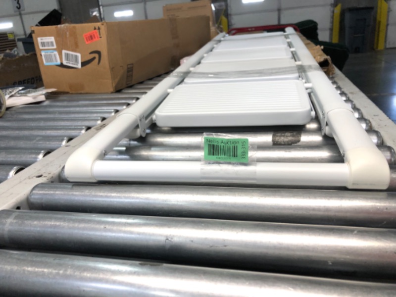 Photo 1 of ***DAMAGED - DENTED - NO PACKAGING - SEE PICTURES***
JOISCOPE 5 Step Ladder, Foldable Step Stools for Adults with Wide Anti-Slip Pedal, 600lbs Lightweight Sturdy Steel Ladder,Convenient Handgrip,Portable Folding Ladder for Home Kitchen Office,White