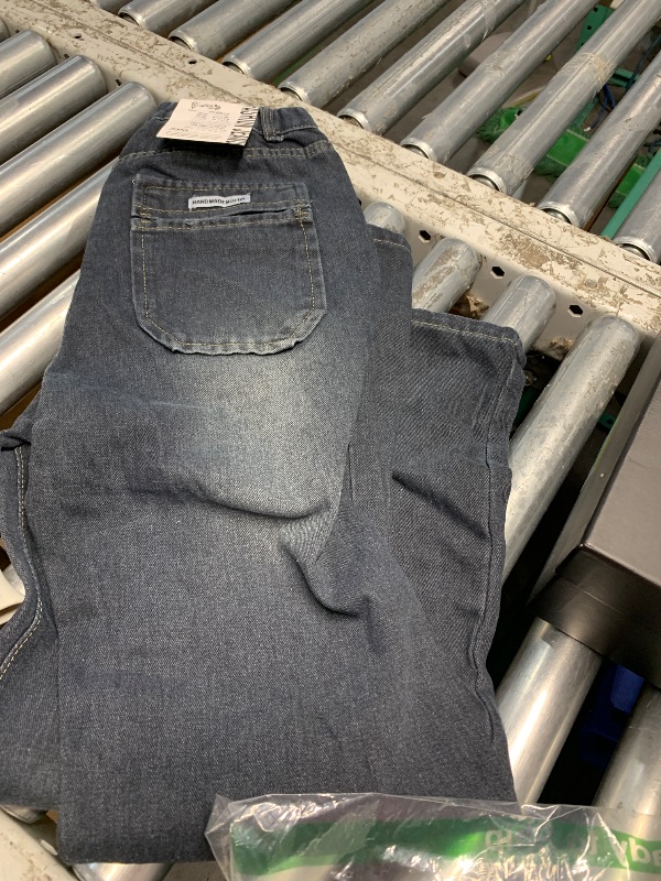 Photo 1 of (MEDIUM) (BAGGED) EsukAr Women's Fall Winter High-Waisted Straight Loose Jeans High Street Retro Casual Wide-Legged Denim Pants medium
