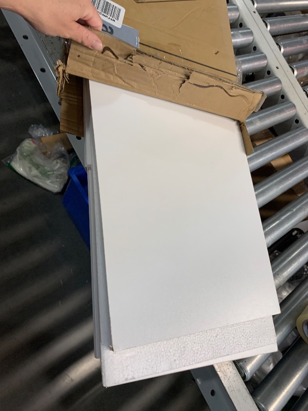 Photo 1 of ***(USED/ MISSING PARTS)***
Whitmor Wood Stackable 2-Shelf Shoe Rack, White, 23 inches