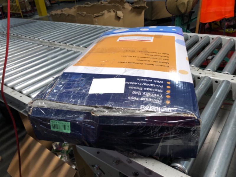 Photo 1 of Saryocy Baby Changing Table, Versatile Folding Changing Table, Waterproof Diaper Changing Station, Adjustable Height with 2 Drawers,Baby Changing Station, Mobile Nursery for Infant and Newborn