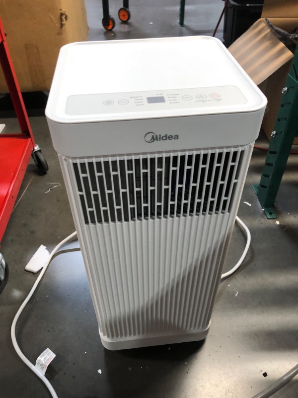Photo 1 of (does not get cold)(sold for parts)(repair) Midea 8,500 BTU ASHRAE (5,000 BTU SACC) Portable Air Conditioner, Smart Control, Cools up to 150 Sq. Ft., with Dehumidifier & Fan