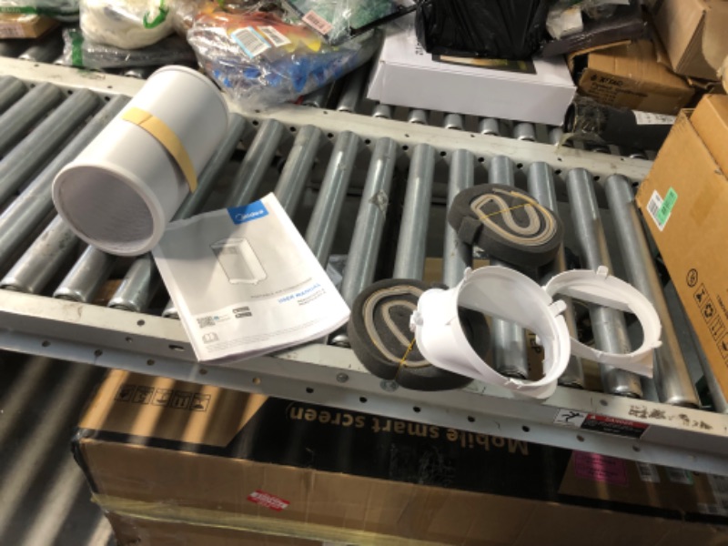 Photo 1 of (does not get cold)(sold for parts)(repair) Midea 8,500 BTU ASHRAE (5,000 BTU SACC) Portable Air Conditioner, Smart Control, Cools up to 150 Sq. Ft., with Dehumidifier & Fan