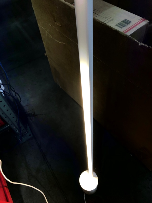 Photo 1 of ***USED - DAMAGED - FLICKERS***
Philips Hue Signe Smart Floor Lamp, White - White and Color Ambiance LED Color-Changing Light - 1 Pack - Indoor - Control with Hue App - Works with Alexa, Google Assistant, and Apple Homekit