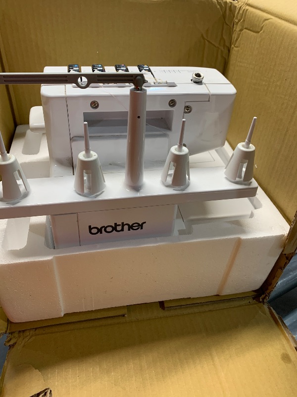 Photo 1 of *USED MISSING CORD*Brother 1634D 3 or 4 Thread Serger with Differential Feed, Soft Cover

