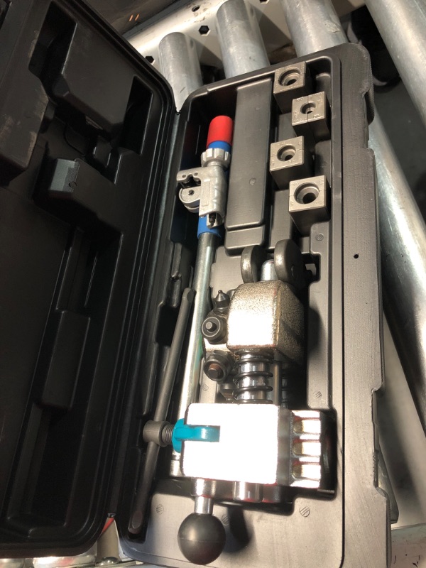 Photo 1 of Professional Brake Line Flaring Tool Kit 45 Degree Flare, Single Flare, Bubble Flare, Double Flare for 3/16", 1/4", 5/16", 3/8", Brake Repair Brake Flaring Tools Brake Line and Tubing Flaring Tool