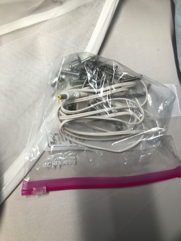 Photo 1 of ***USED - NOT IN ORIGINAL PACKAGING - LIKELY MISSING PARTS - UNABLE TO VERIFY FUNCTIONALITY***
Electirc Baby Bassinet, Rocking Baby Bassinets Bed Sleeper for Newborn with Remote Control,Smart Baby Crib with Wheels, Portable Baby Cradle for Infant with 3-S