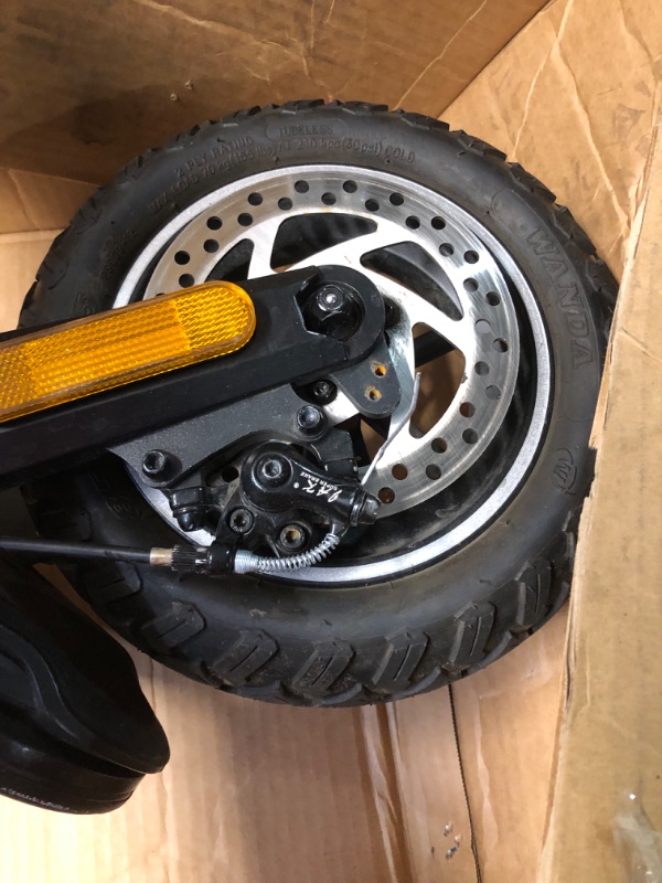 Photo 1 of ***DAMAGED - MISSING CHARGER AND OTHER ACCESSORIES - WON'T POWER ON OR TAKE A CHARGE - SEE PICTURES***
Caroma Electric Scooter, 2600W/850W Peak Motor, 37/30 Miles Range & 36/25 MPH Top Speed, Turn Signal & Cruise Control, Folding Electric Scooter Adults w