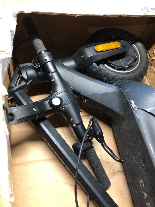 Photo 1 of ***DAMAGED - MISSING CHARGER AND OTHER ACCESSORIES - WON'T POWER ON OR TAKE A CHARGE - SEE PICTURES***
Caroma Electric Scooter, 2600W/850W Peak Motor, 37/30 Miles Range & 36/25 MPH Top Speed, Turn Signal & Cruise Control, Folding Electric Scooter Adults w