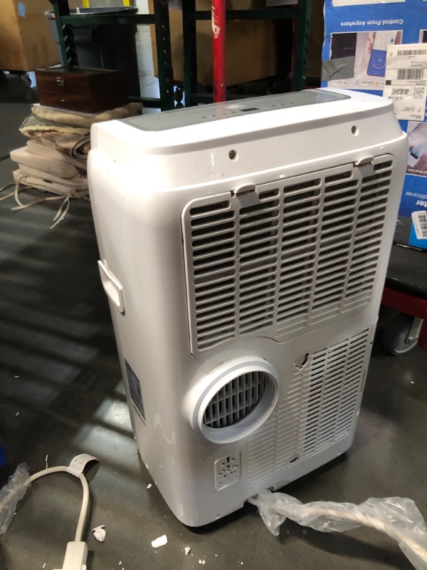 Photo 1 of ***MISSING REMOTE - HEAVILY USED AND DIRTY - POWERS ON - UNABLE TO TEST FURTHER - SEE PICTURES***
BLACK+DECKER Smart Portable Air Conditioner, 12,000 BTU for Rooms up to 550 Sq. Ft., Smart Portable AC with Follow Me Remote and Window Kit, BPACT12WT, White