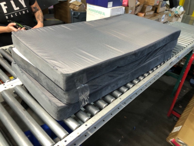 Photo 1 of (Please see all images)(not in packaging)Folding Mattress Full - Portable Floor Mattress Futon Foldable Sofa Bed for Guest Temporary Use Foam Camping Mattress