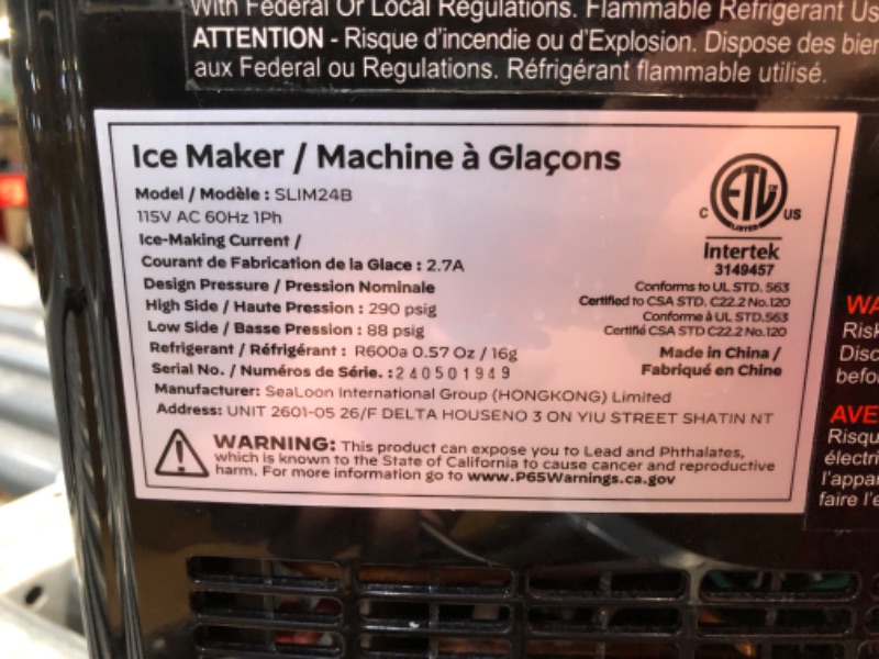 Photo 1 of Silonn Nugget Ice Maker Countertop, Pebble Ice Maker with Soft Chewable Ice, Ready in 6 Mins, 34lbs Per Day, One-Click Operation Ice Machine with Self-Cleaning, for Home, Kitchen, Party, RV, Camping