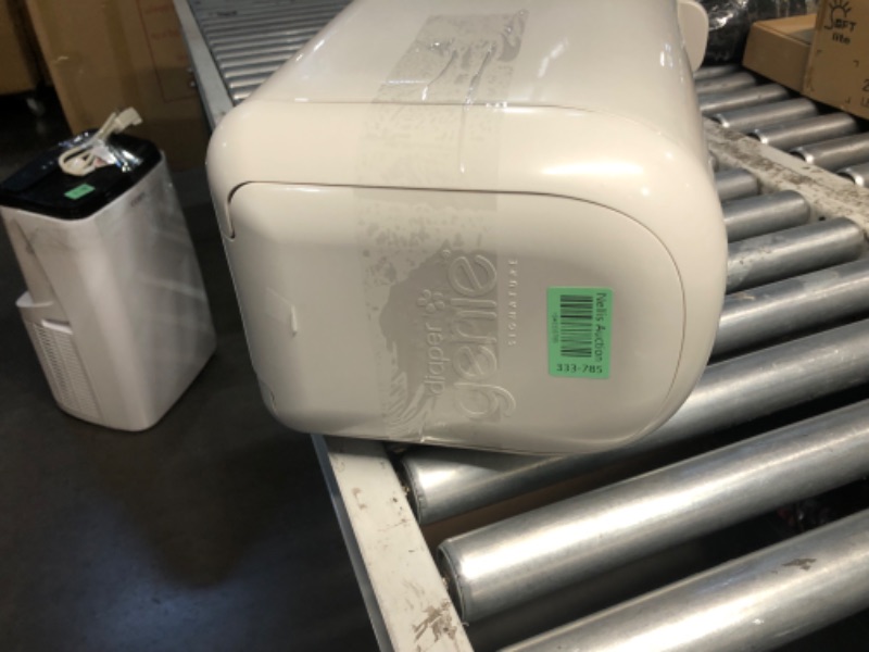 Photo 1 of ***DAMAGED - LATCH ON TOP BROKEN - NO REFILLS - SEE PICTURES***
Diaper Genie Signature Pail (Grey) Holds Up to 846 Newborn-Sized Diapers Per Refill