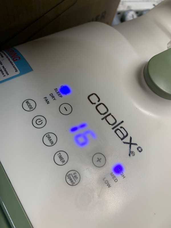 Photo 1 of (Damaged)(sold for parts only)(please see all images) Coplax Portable Mini Air Conditioner, Consumption Air Conditioners Dehumidifier, 5100BTU AC Portable Air Conditioner Fast Cooling 600W Power for Camping Tent, RV, Truck, Van and Fishing