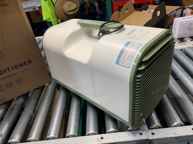 Photo 1 of (Damaged)(sold for parts only)(please see all images) Coplax Portable Mini Air Conditioner, Consumption Air Conditioners Dehumidifier, 5100BTU AC Portable Air Conditioner Fast Cooling 600W Power for Camping Tent, RV, Truck, Van and Fishing