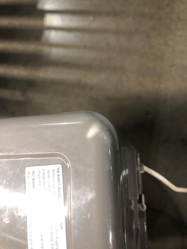 Photo 1 of ***INCOMPLETE - MISSING REMOTE - DAMAGED - SEE PICTURES***
GarveeHome 10,000 BTUs Portable Air Conditioner with Dehumidifier, Cooling, Fan 3-In-1, Drainage-Free Cooling, Cools Up to 450 Sq. Ft. with Remote Control, Grey