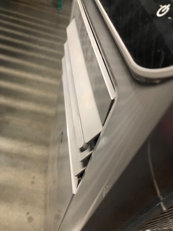 Photo 1 of ***INCOMPLETE - MISSING REMOTE - DAMAGED - SEE PICTURES***
GarveeHome 10,000 BTUs Portable Air Conditioner with Dehumidifier, Cooling, Fan 3-In-1, Drainage-Free Cooling, Cools Up to 450 Sq. Ft. with Remote Control, Grey