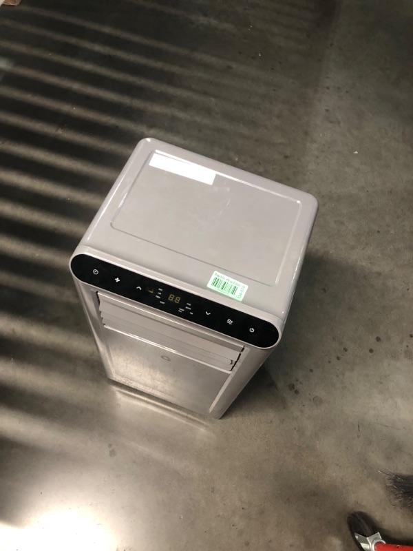 Photo 1 of ***INCOMPLETE - MISSING REMOTE - DAMAGED - SEE PICTURES***
GarveeHome 10,000 BTUs Portable Air Conditioner with Dehumidifier, Cooling, Fan 3-In-1, Drainage-Free Cooling, Cools Up to 450 Sq. Ft. with Remote Control, Grey