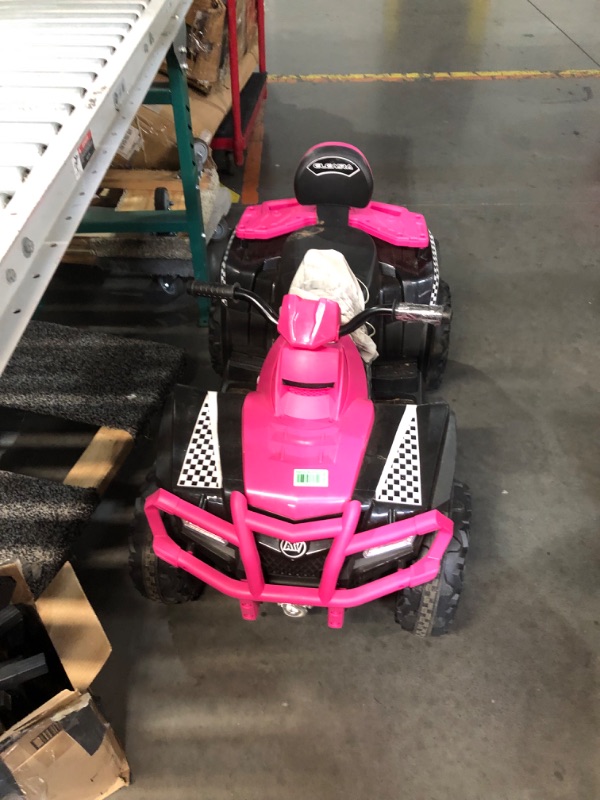 Photo 1 of ***HEAVILY USED AND DIRTY - DOESN'T RUN - INCOMPLETE - SEE PICTURES***
ELEMARA 2 Seater Ride on ATV for Big Kids, 4 Wheeler Quad Ride on Toy with 10AH Battery,2 * 80 W Motor, 4mph Max Speed, Battery Powered Ride on Car for Boys&Girls, Bluetooth, LED Light