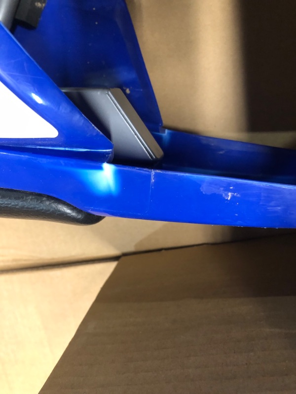 Photo 1 of ***USED - PLASTIC DAMAGED - DIRTY - DOESN'T POWER ON OR CHARGE - UNABLE TO TROUBLESHOOT***
Razor MX350 Dirt Rocket Electric Motocross Bike, Blue, 10-12 inches