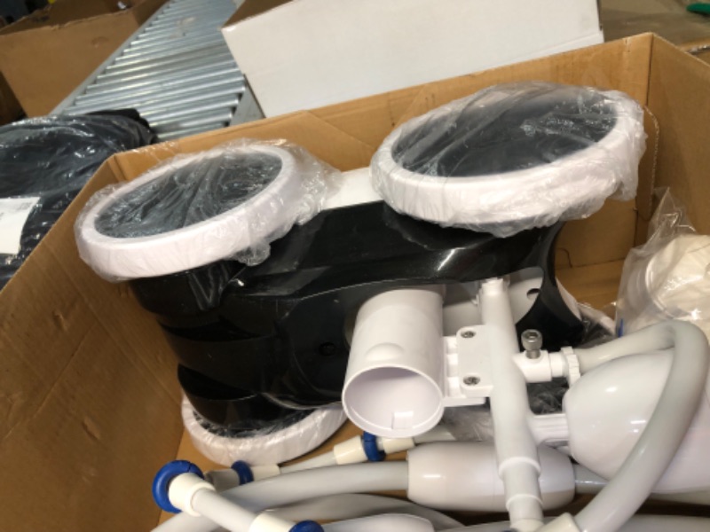 Photo 1 of MAKHOON Upgrade Pool Pressure Side Sweeper: Professional Solution for Cleaning Your Swimming Pool (Four Wheels are Better Than Three)