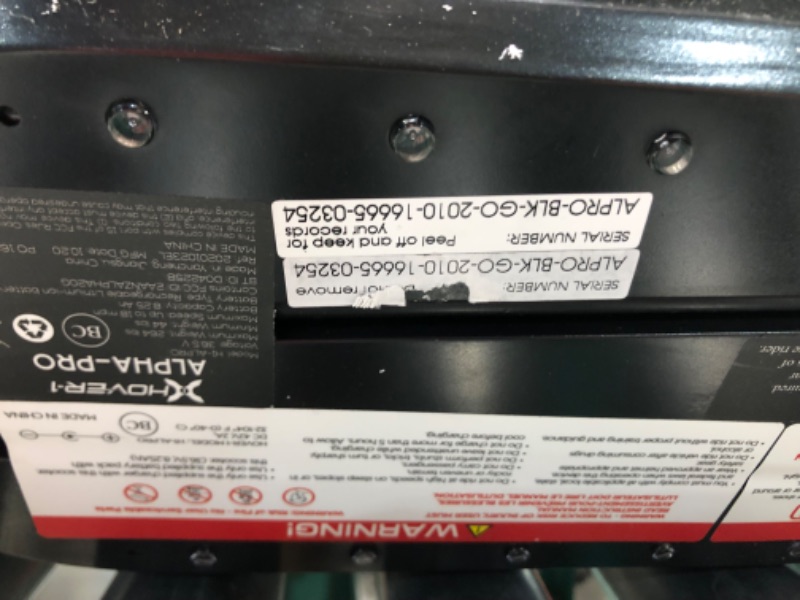 Photo 1 of ***DAMAGED - INCOMPLETE - SEE COMMENTS***
Hover-1 Alpha Pro Electric Kick Scooter | 18MPH, 18 Mile Range, 5HR Charge, LCD Display, 10 Inch High-Grip Tires, 264LB Max Weight, Certified & Tested - Safe for Teens & Adults