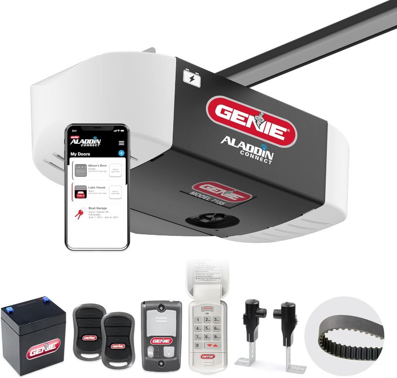 Photo 1 of ***(PARTS ONLY/ MISSING PARTS/ NON FUNCTIONAL)***
***STOCK PHOTO REFERENCE ONLY***
Genie StealthDrive 7035 Connect Smartphone-Controlled Belt Drive Garage Door Opener