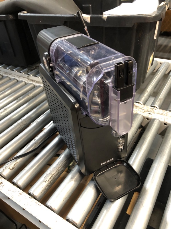 Photo 1 of ***USED AND DIRTY - POWERS ON - SEE PICTURES***
Slushie Machine, No Ice Needed, 68 oz FOHERE Slushy Machine for Home with Self-Clean Function, Professional Frozen Margarita Machine, 5 Preset Programs, Frozen Margarita, Frappé, Milkshake, and More