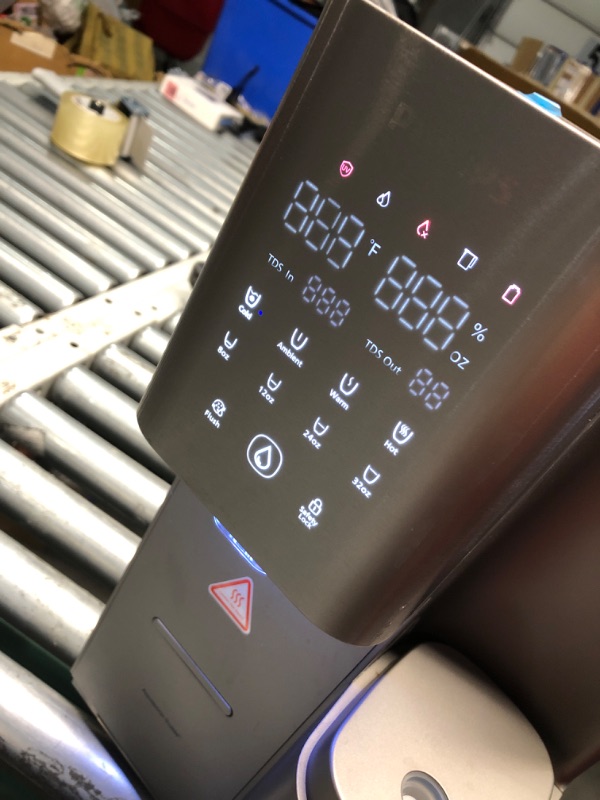 Photo 1 of ***MAJOR DAMAGE - NO PACKAGING - SEE COMMENTS***
Reverse Osmosis Water Filter Countertop, Philips 40°F Cold Water RO System 6-in-1 Filtration with UV Light, Instant Boiling Water 6 Temperature Settings NSF/ANSI 372 Certified,TDS Monitor, ADD6928DG