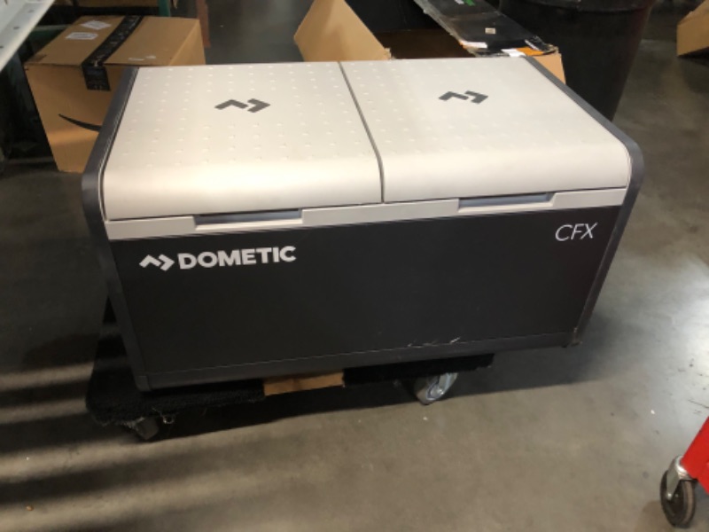 Photo 1 of ***NO PACKAGING - MISSING PARTS - SEE PICTURES***
Dometic CFX3 95DZ - Portable Refrigerator/Freezer, Mobile Dual-Zone Compressor Cooler 