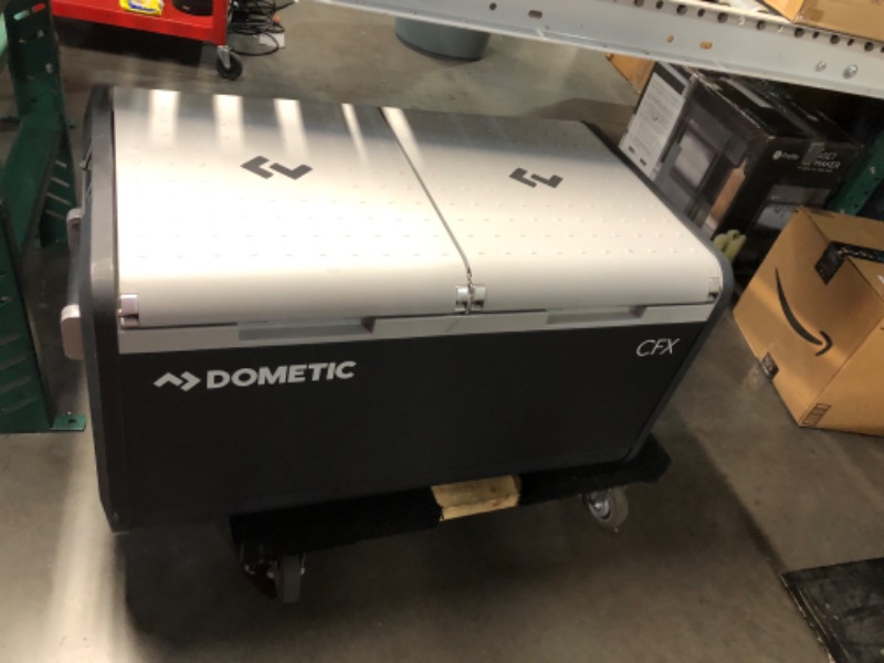 Photo 1 of ***NO PACKAGING - MISSING PARTS - SEE PICTURES***
Dometic CFX3 95DZ - Portable Refrigerator/Freezer, Mobile Dual-Zone Compressor Cooler 