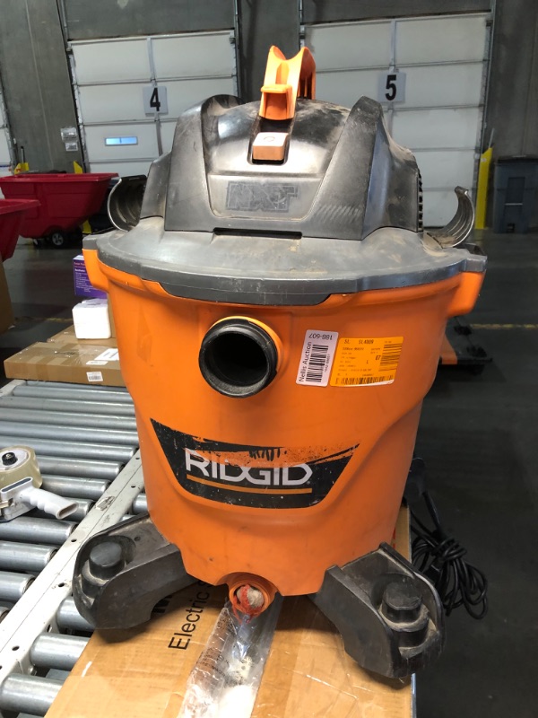 Photo 1 of ***HEAVILY USED AND DIRTY - DOESN'T POWER ON - MISSING PARTS - SEE PICTURES***
12 Gallon 5.0 Peak HP NXT Shop Vacuum Wet Dry Vac with General Debris Filter & Locking Hose