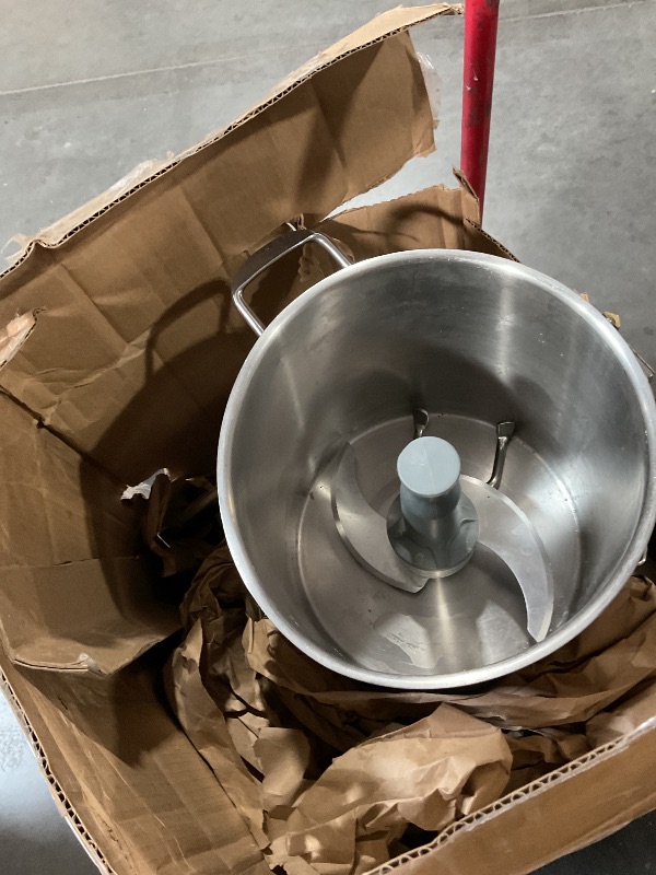 Photo 1 of **HEAVILY USED****Parts Only**
GarveeHome 1400W Commercial Food Processor, 16 Quart Electric Vegetable Chopper Meat Grinder, Multi-Functional Food Processor with Stainless Steel Body & Blade, Gloves, Brush, 110V