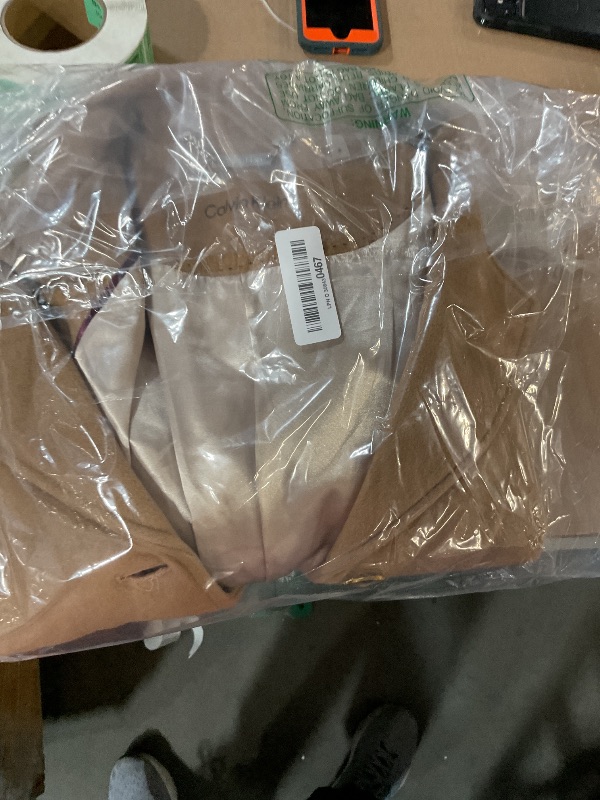 Photo 1 of Calvin Klein Women's Classic Cashmere Wool Blend Coat, Camel Classic,size 8
