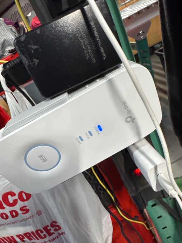 Photo 1 of (POWER TESTED) TP-Link AC1900 WiFi Extender (RE550), Covers Up to 2800 Sq.ft and 35 Devices, 1900Mbps Dual Band Wireless Repeater, Internet Booster, Gigabit Ethernet Port