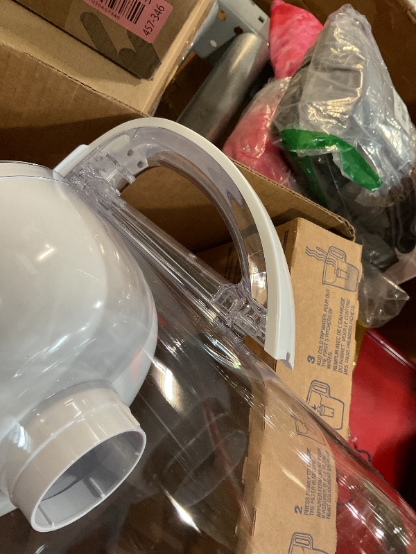 Photo 1 of **HANDLE IS NOT FULLY ATTACHED**Brita Water Filter Pitcher for Tap and Drinking Water with 1 Standard Filter, Lasts 2 Months, 6-Cup Capacity, BPA Free, White