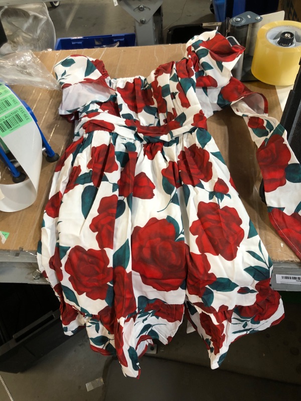Photo 1 of (See all images) blibean Girls Summer Tie Back Dress Tween Kids Off Shoulder Dresses Size