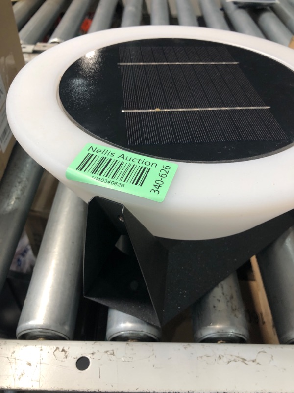 Photo 1 of *no remote* MVBT Solar Post Lights, 11" Pillar Light Outdoor Waterproof, Modern Column Lamp Gate Posts Cap Lantern 3000K LED Lighting Fixture for Outside Fence Deck Patio Garden Yard Driveway Entrance Decoration