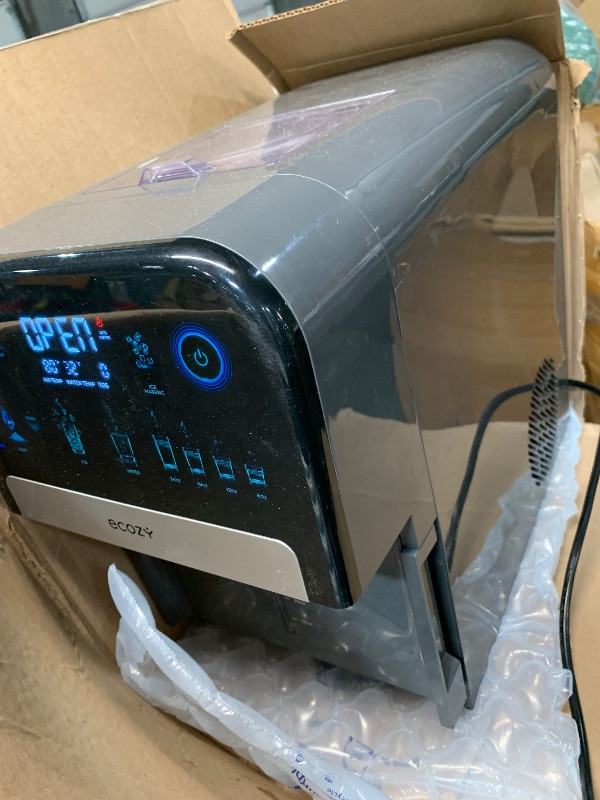 Photo 1 of (please see all images) ecozy Nugget Ice Maker Dispenser, Smart 2-in-1 Pebble Ice Machine Countertop & Water Dispenser with App Control