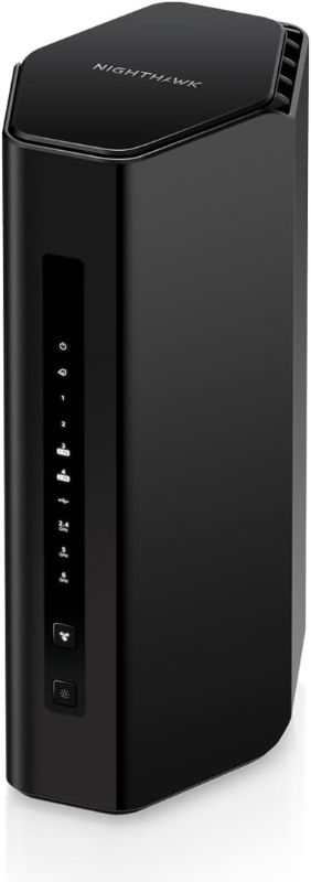 Photo 1 of NETGEAR Nighthawk Tri-Band WiFi 7 Router (RS700S) - Security Features, BE19000 Wireless Speed (up to 19 Gbps) – 10 Gig Internet Port - Covers up to 3,500 sq. ft. – 1-Year Armor & Free Expert Help