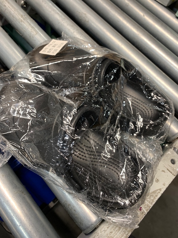 Photo 1 of *SIMILAR BUT NOT OFFICIAL CROCS* Unisex Adult Bistro Clogs, Slip Resistant Work Shoes, Black, MEN'S 7/ Women's 9 US