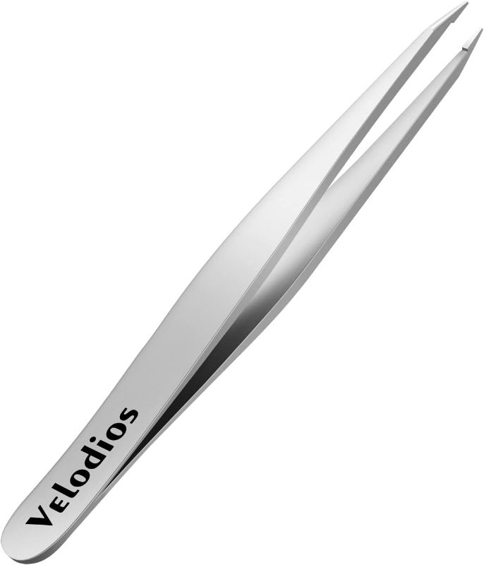 Photo 1 of ***FACTORY SEALED***Velodios Pointed Tweezers for Women Facial Hair, Professional Stainless Steel Tweezers for Eyebrow, Chin Hair and Ingrown Hair Removal