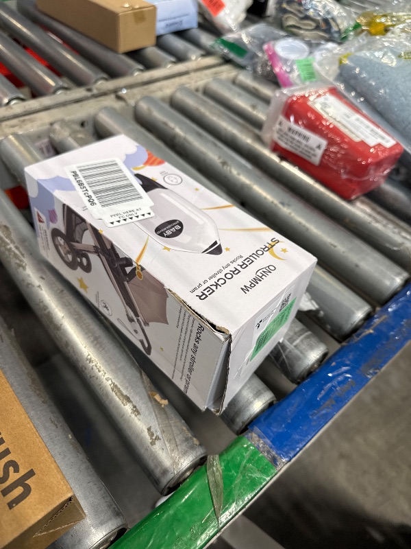 Photo 1 of QNHMPW Baby Rocker, Portable Baby Bouncer Gently Rocks Any Stroller or Pram, Baby Vibrating Soother Adjustable Speed and USB Rechargeable, Baby Sleep Aid Newborn Essentials Must Haves Gifts