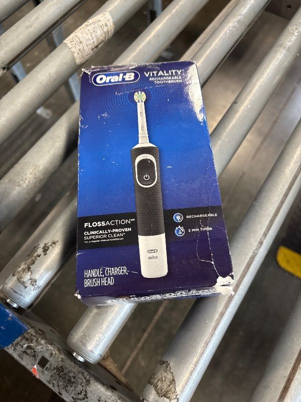 Photo 1 of Oral-B Pro 1000 Rechargeable Electric Toothbrush, Black       