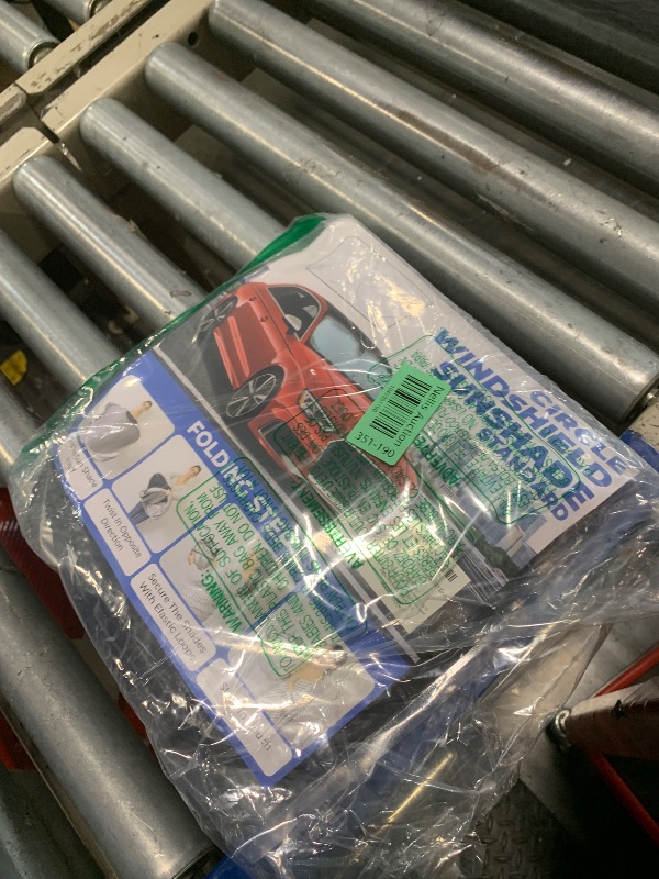 Photo 1 of Autovir Foldable Windshield Sun Shade for Car – 240T Reflective UV and Heat Shield with Storage Bag | Keeps Interior Cool | Universal Fit for Sedans, SUVs, and Trucks – Medium (64" x 32")