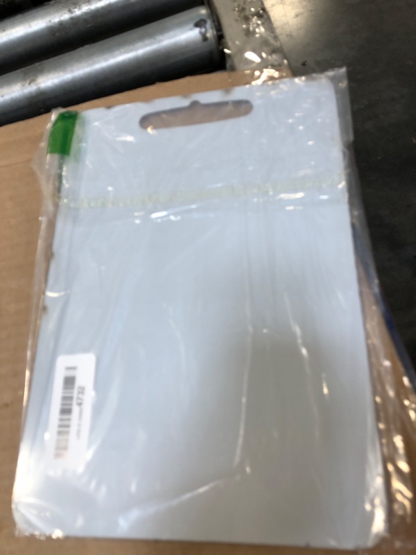 Photo 1 of 7.9 x11.4 Inch Large Stainless Steel Cutting Board for Kitchen Countertop - Non Slip, Non Chopping Board, Dishwasher Safe - Ideal for Meat Vegetables Bread Cutting Mats Chopping Board