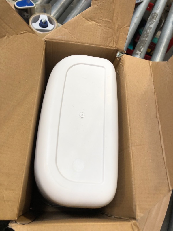 Photo 1 of ELPHECO Compost Bin, 2.5 Gallon Hanging Trash Can with Lid, Kitchen Cabinet Door Under Sink Plastic Garbage Can Wall Mounted Slide Open, White